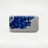 Blue Jay Feather  Clutch - One of a Kind
